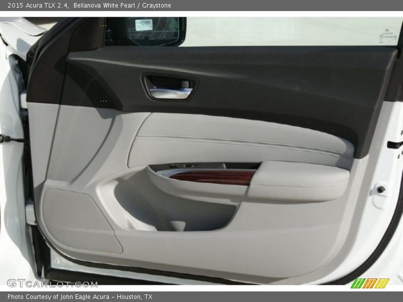 Bellanova White Pearl / Graystone 2015 Acura TLX 2.4