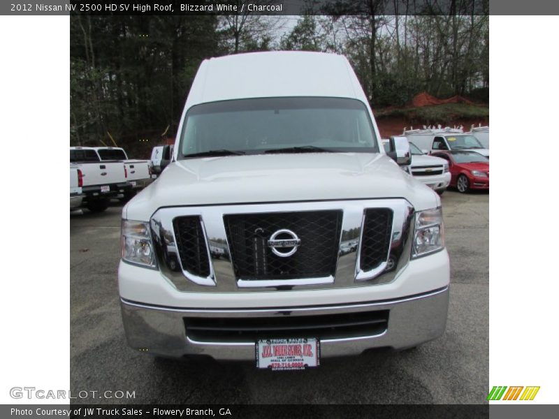 Blizzard White / Charcoal 2012 Nissan NV 2500 HD SV High Roof