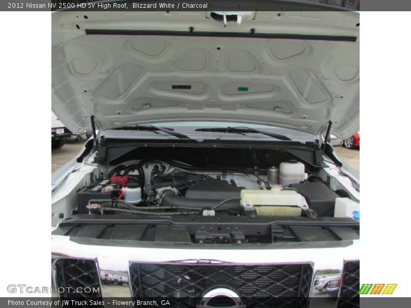 Blizzard White / Charcoal 2012 Nissan NV 2500 HD SV High Roof