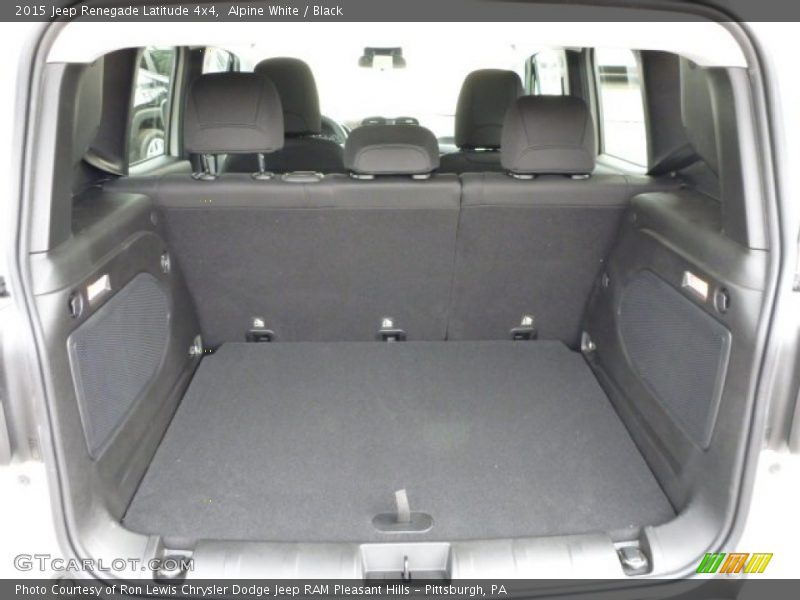Alpine White / Black 2015 Jeep Renegade Latitude 4x4