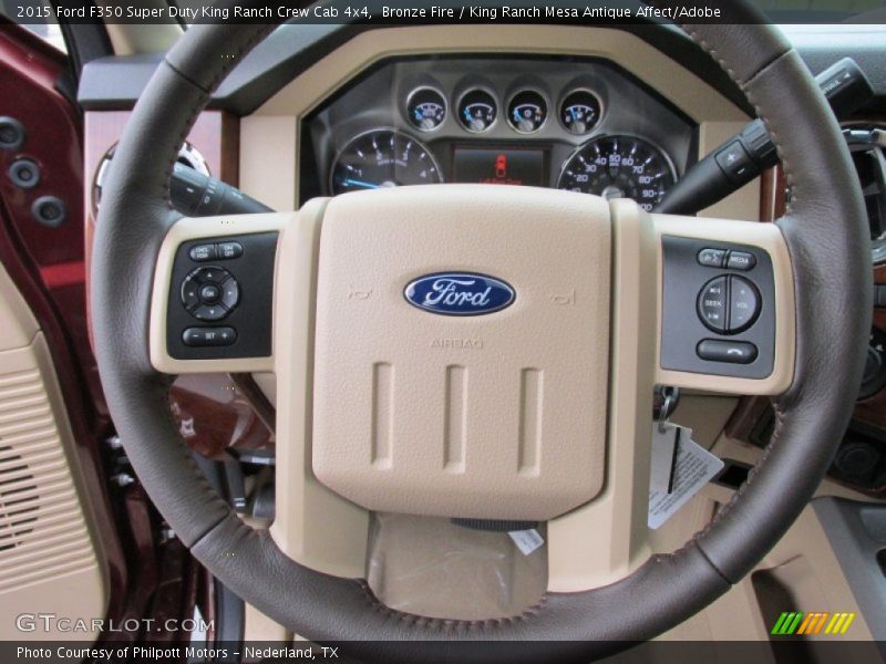  2015 F350 Super Duty King Ranch Crew Cab 4x4 Steering Wheel