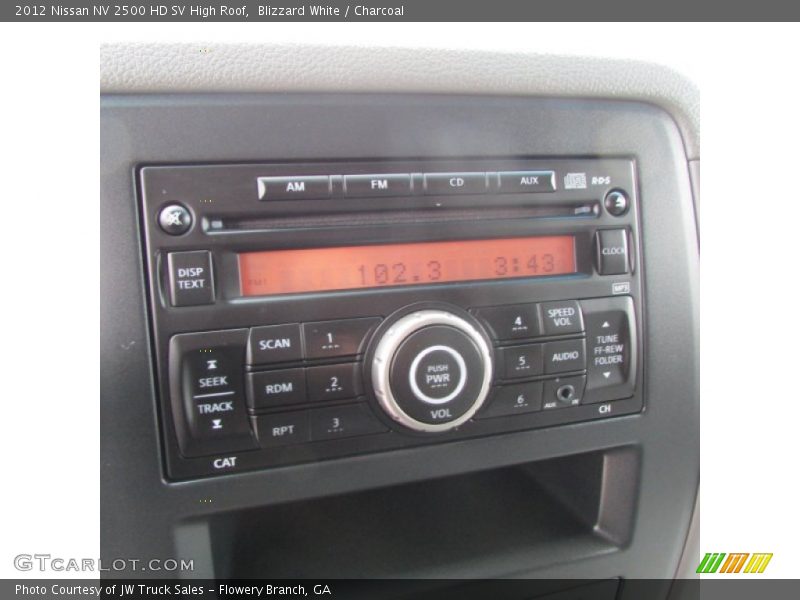 Blizzard White / Charcoal 2012 Nissan NV 2500 HD SV High Roof