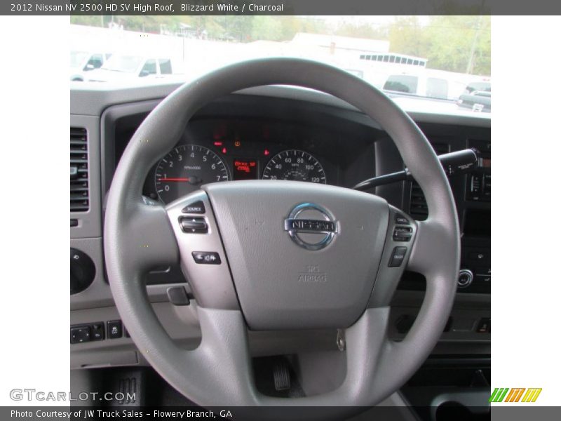 Blizzard White / Charcoal 2012 Nissan NV 2500 HD SV High Roof