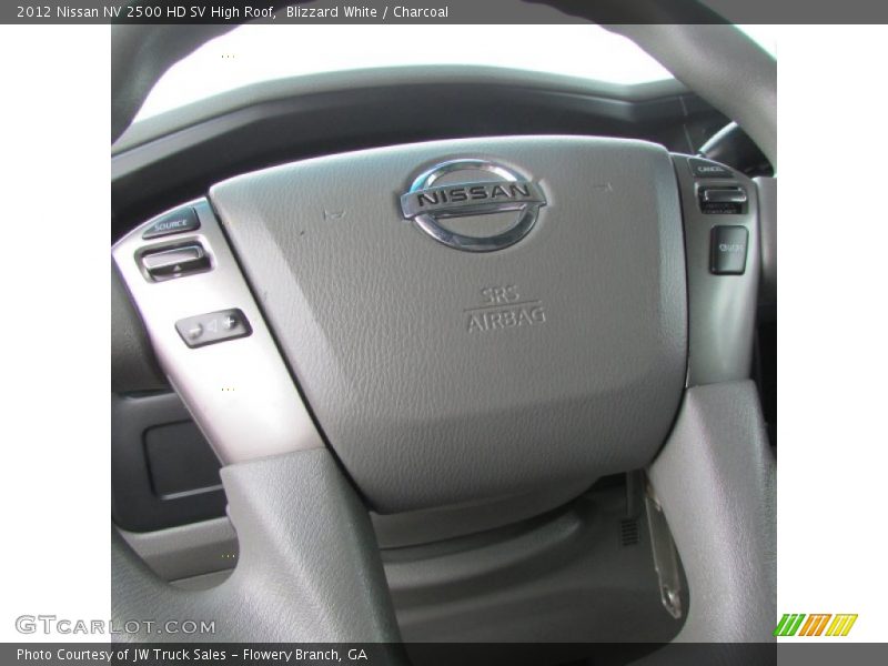 Blizzard White / Charcoal 2012 Nissan NV 2500 HD SV High Roof