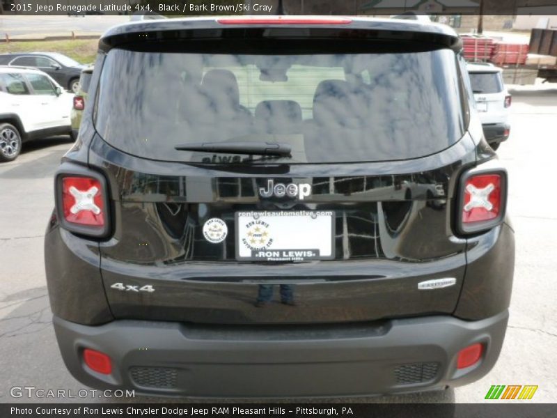 Black / Bark Brown/Ski Gray 2015 Jeep Renegade Latitude 4x4