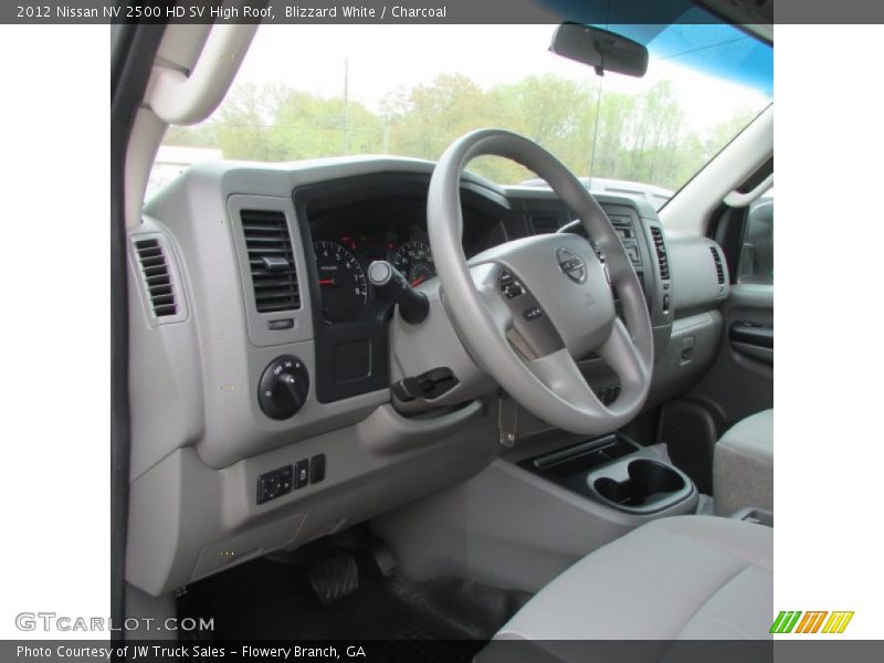 Blizzard White / Charcoal 2012 Nissan NV 2500 HD SV High Roof