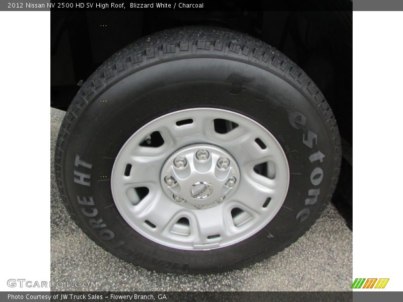 Blizzard White / Charcoal 2012 Nissan NV 2500 HD SV High Roof