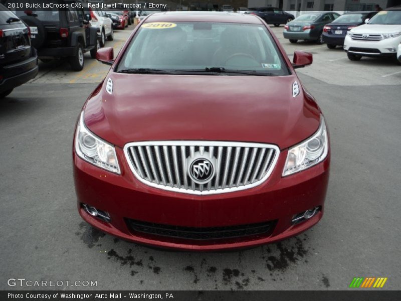 Red Jewel Tintcoat / Ebony 2010 Buick LaCrosse CXS