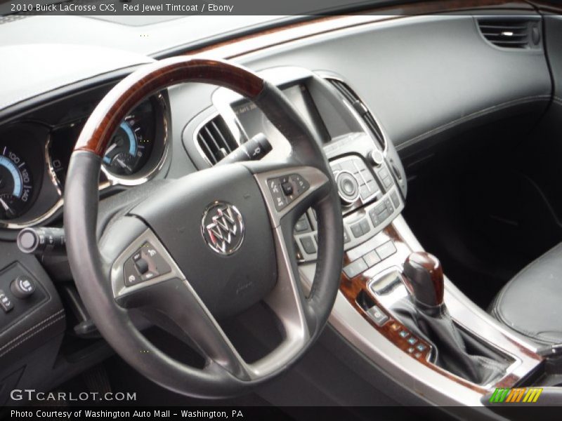 Red Jewel Tintcoat / Ebony 2010 Buick LaCrosse CXS