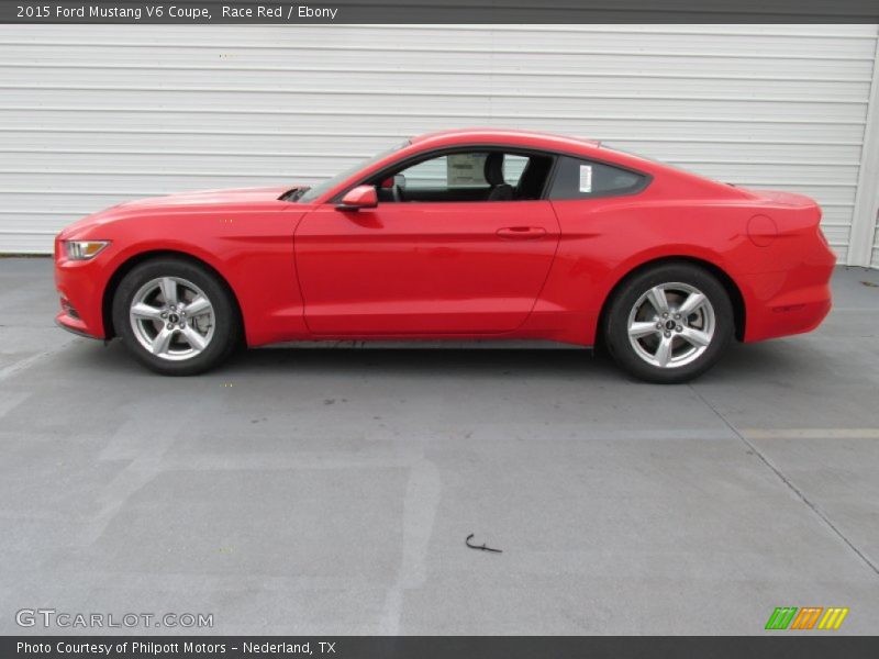 Race Red / Ebony 2015 Ford Mustang V6 Coupe