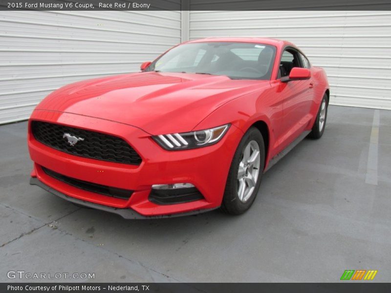 Race Red / Ebony 2015 Ford Mustang V6 Coupe