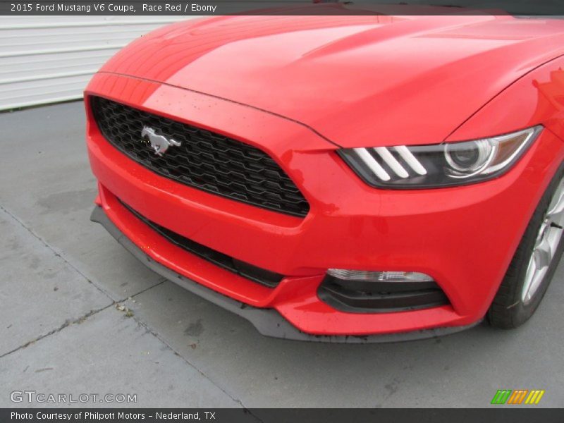 Race Red / Ebony 2015 Ford Mustang V6 Coupe