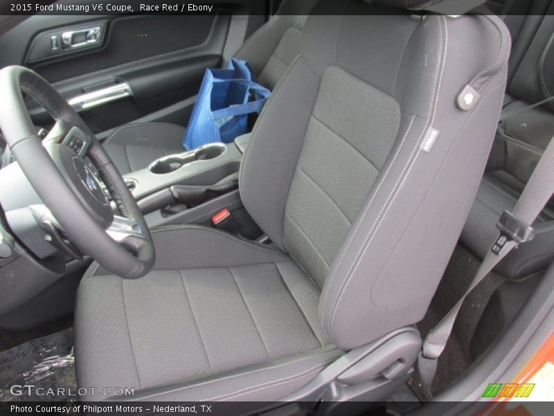 Race Red / Ebony 2015 Ford Mustang V6 Coupe