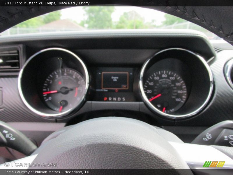 Race Red / Ebony 2015 Ford Mustang V6 Coupe