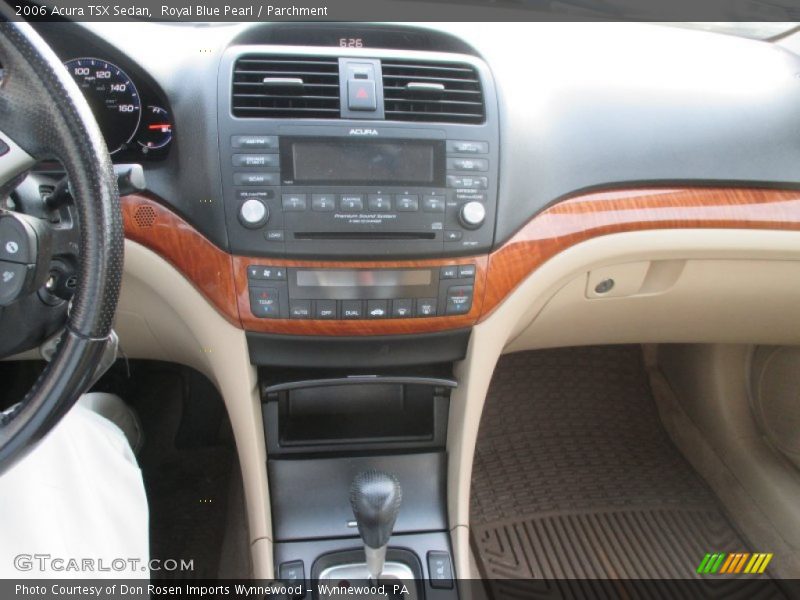 Royal Blue Pearl / Parchment 2006 Acura TSX Sedan