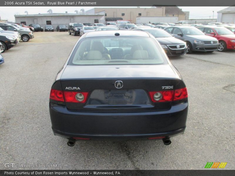 Royal Blue Pearl / Parchment 2006 Acura TSX Sedan