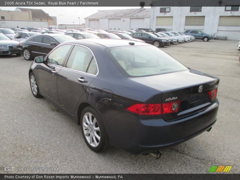Royal Blue Pearl / Parchment 2006 Acura TSX Sedan