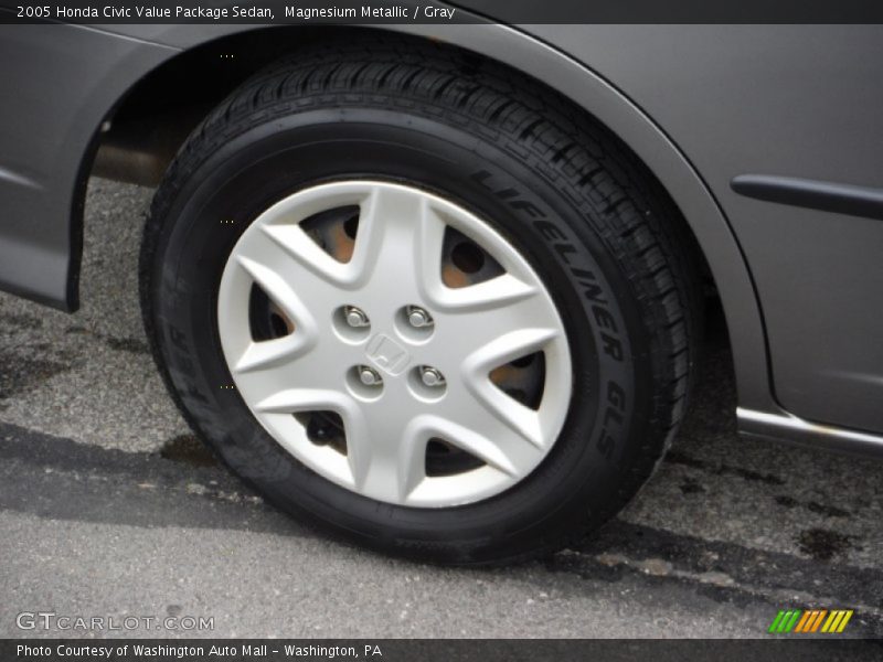Magnesium Metallic / Gray 2005 Honda Civic Value Package Sedan