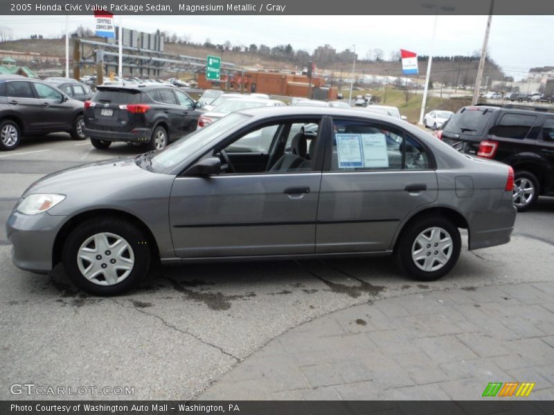 Magnesium Metallic / Gray 2005 Honda Civic Value Package Sedan