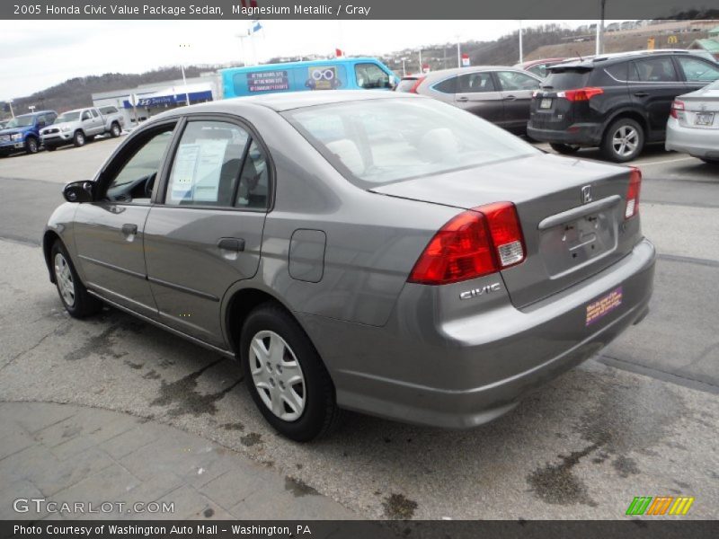 Magnesium Metallic / Gray 2005 Honda Civic Value Package Sedan