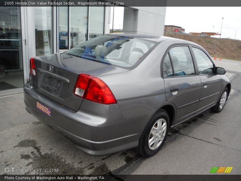 Magnesium Metallic / Gray 2005 Honda Civic Value Package Sedan