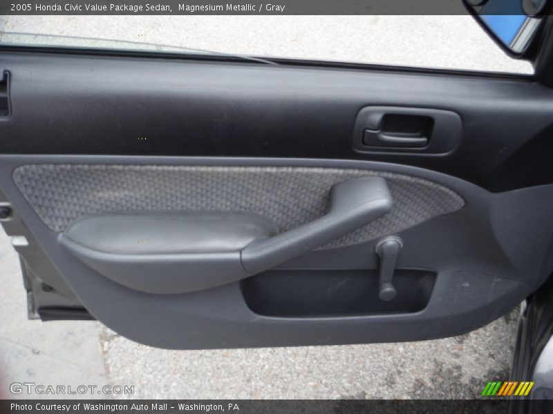 Magnesium Metallic / Gray 2005 Honda Civic Value Package Sedan