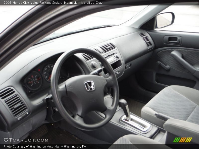  2005 Civic Value Package Sedan Gray Interior
