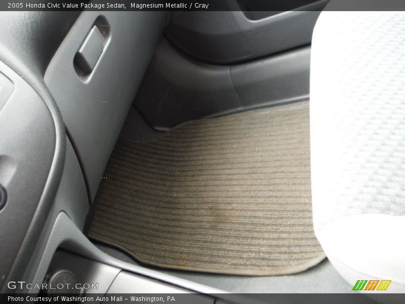 Magnesium Metallic / Gray 2005 Honda Civic Value Package Sedan
