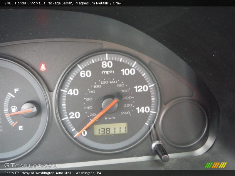 Magnesium Metallic / Gray 2005 Honda Civic Value Package Sedan