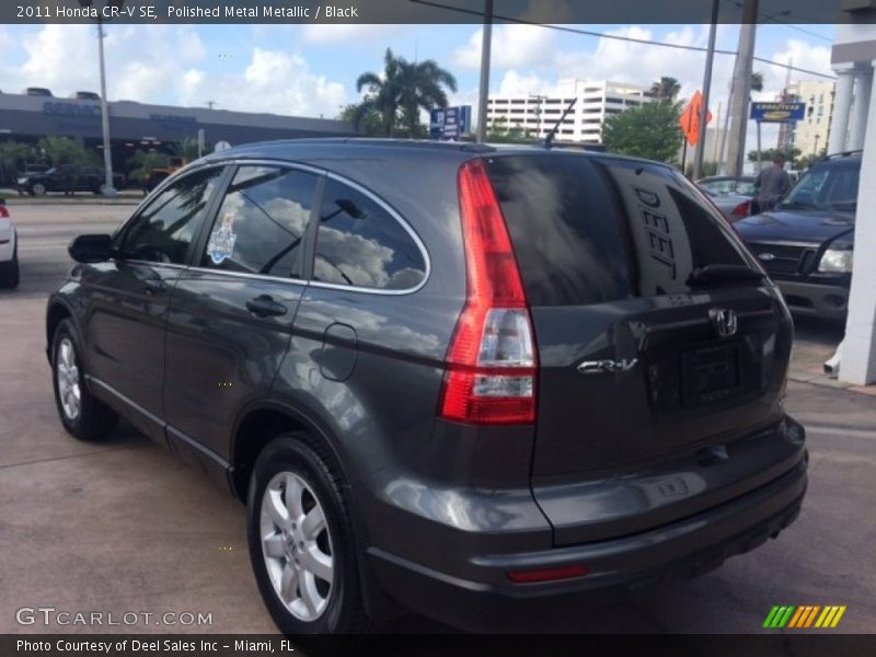 Polished Metal Metallic / Black 2011 Honda CR-V SE