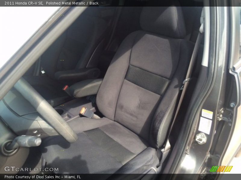 Polished Metal Metallic / Black 2011 Honda CR-V SE