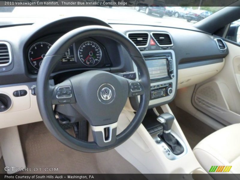  2011 Eos Komfort Cornsilk Beige Interior