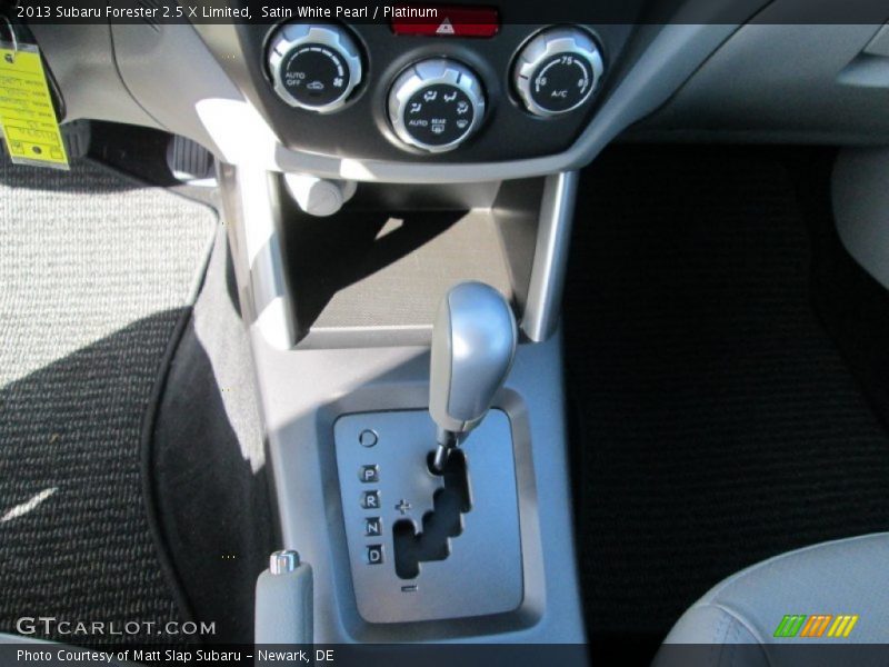 Satin White Pearl / Platinum 2013 Subaru Forester 2.5 X Limited