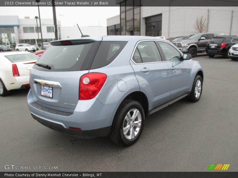 Silver Topaz Metallic / Jet Black 2015 Chevrolet Equinox LS
