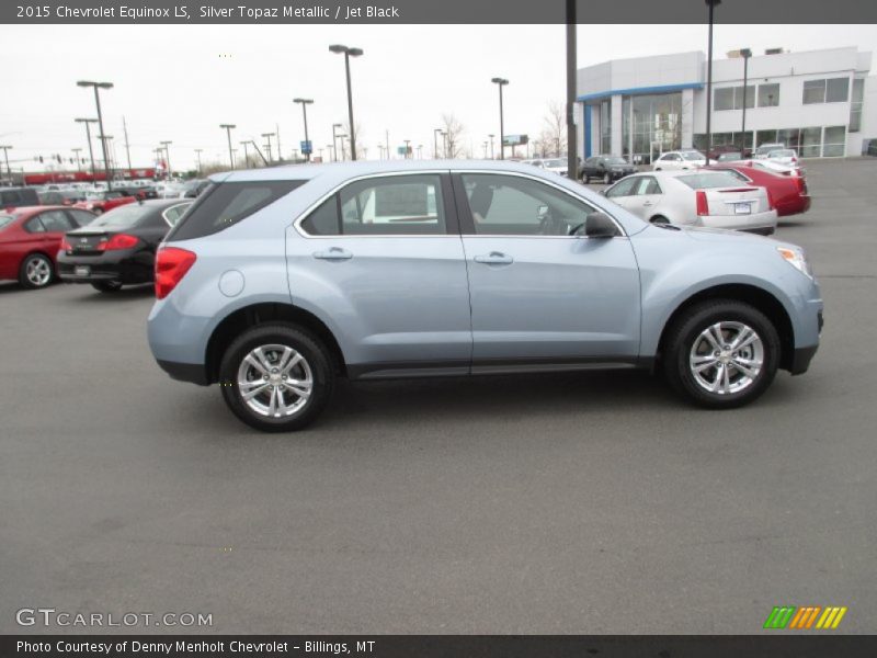 Silver Topaz Metallic / Jet Black 2015 Chevrolet Equinox LS