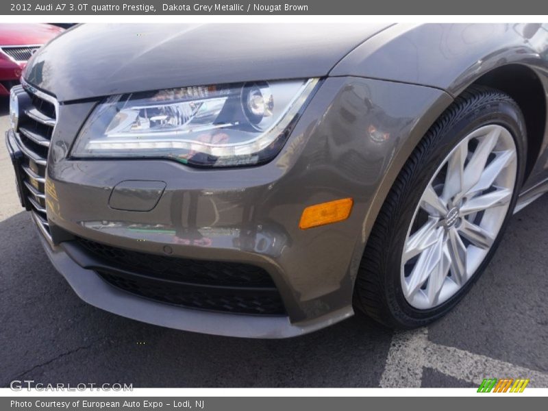 Dakota Grey Metallic / Nougat Brown 2012 Audi A7 3.0T quattro Prestige