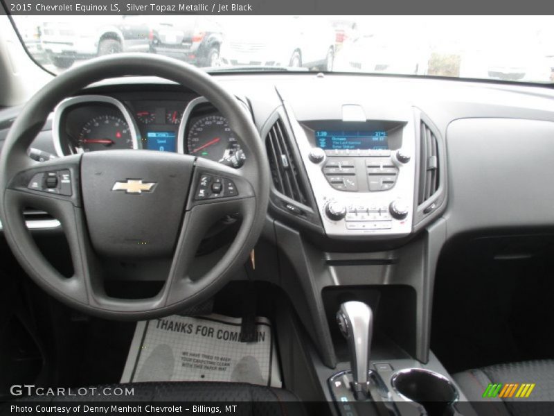 Silver Topaz Metallic / Jet Black 2015 Chevrolet Equinox LS