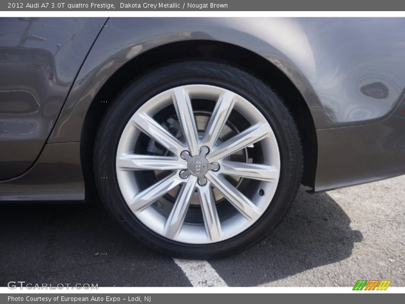 Dakota Grey Metallic / Nougat Brown 2012 Audi A7 3.0T quattro Prestige