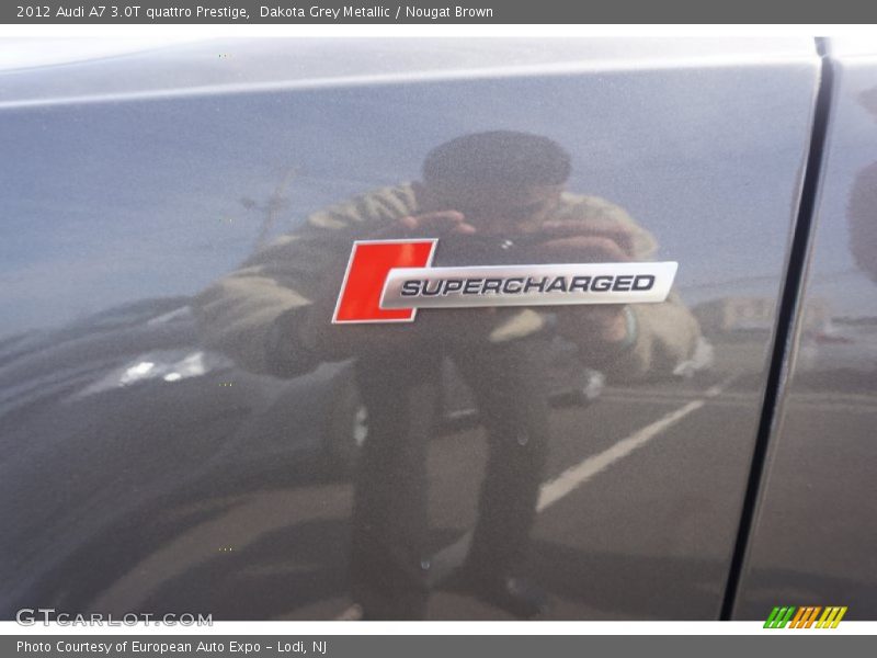 Dakota Grey Metallic / Nougat Brown 2012 Audi A7 3.0T quattro Prestige