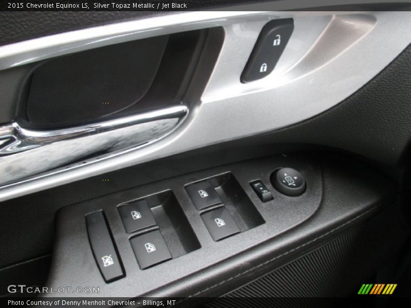 Silver Topaz Metallic / Jet Black 2015 Chevrolet Equinox LS