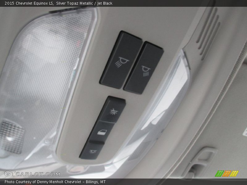 Silver Topaz Metallic / Jet Black 2015 Chevrolet Equinox LS