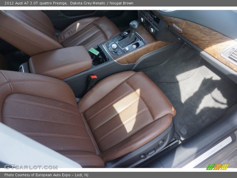 Dakota Grey Metallic / Nougat Brown 2012 Audi A7 3.0T quattro Prestige