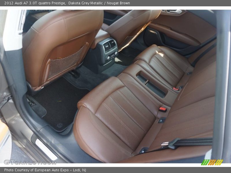 Dakota Grey Metallic / Nougat Brown 2012 Audi A7 3.0T quattro Prestige