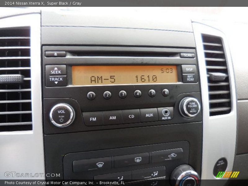 Super Black / Gray 2014 Nissan Xterra X