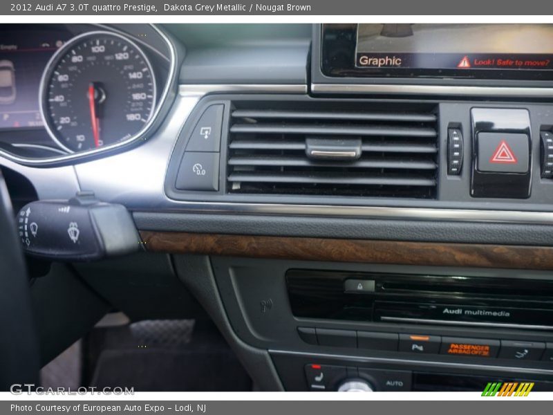 Dakota Grey Metallic / Nougat Brown 2012 Audi A7 3.0T quattro Prestige