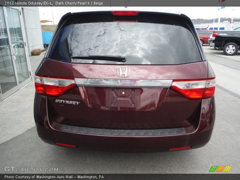 Dark Cherry Pearl II / Beige 2012 Honda Odyssey EX-L
