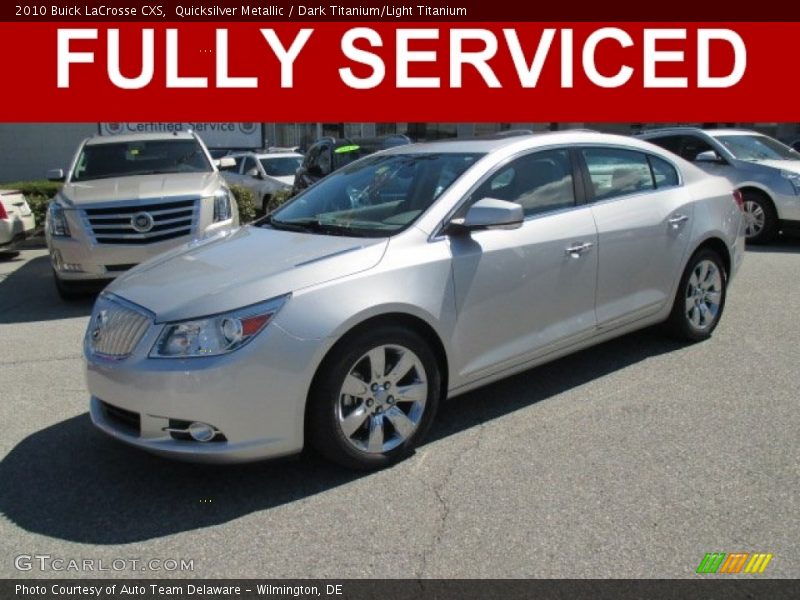Quicksilver Metallic / Dark Titanium/Light Titanium 2010 Buick LaCrosse CXS