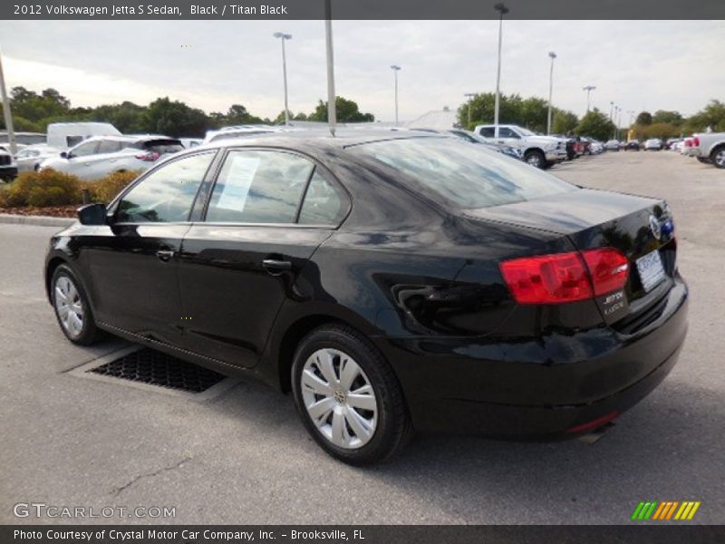 Black / Titan Black 2012 Volkswagen Jetta S Sedan