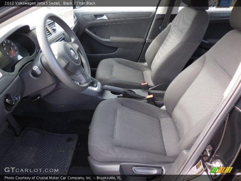 Black / Titan Black 2012 Volkswagen Jetta S Sedan