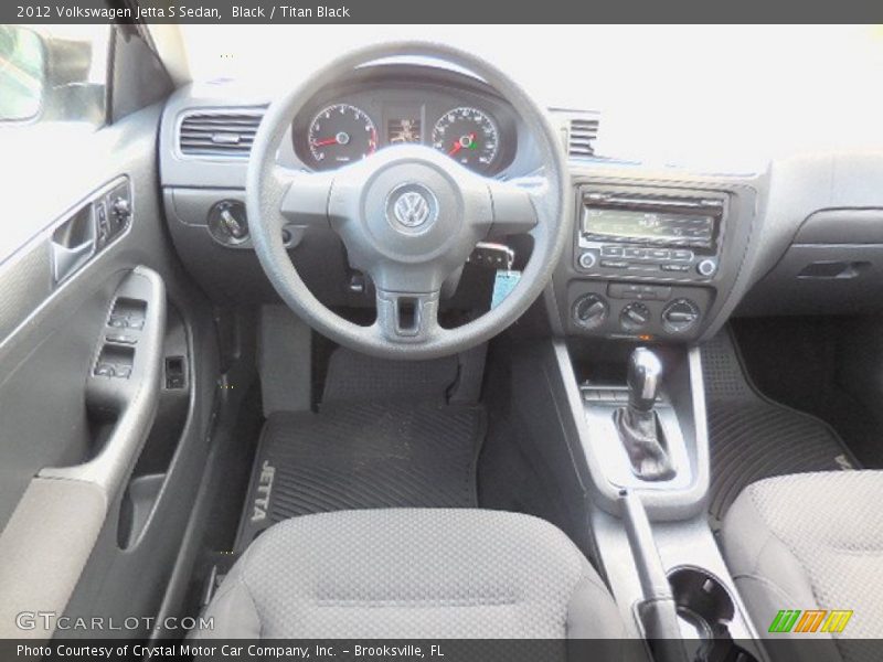 Black / Titan Black 2012 Volkswagen Jetta S Sedan